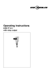 Operating Instructions - KSR-TF 611 - with relay output