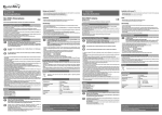 Bedienungsanleitung Slim DVB-T Zimmerantenne