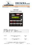 FMS3000 Operating Instructions