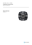 Operating Instructions Busch-Dimmer&reg; Serial dimmer 6565 U