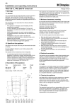 Installation and operating instructions TRS 130 C, TRS