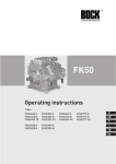 Operating instructions - Compressors for Commercial Refrigeration