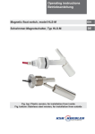 Operating instructions Betriebsanleitung