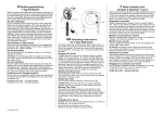 GB Operating Instructions for 7-Day Wall Clock F Mode d
