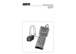 Operating instructions Flow meter “OV-DMC 2”