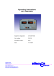 Operating instructions LNT 250/150/D