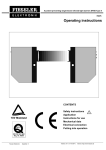 Operating instructions