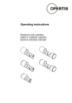 Operating instructions - OPERTIS Produktkatalog