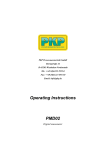 PMD02 - Operating instructions
