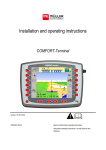 Installation and operating instructions