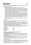 1 Operating Instructions for the BISMARCK model ship