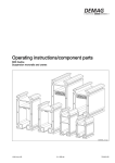 Operating instructions/component parts