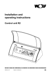 Installation and operating instructions