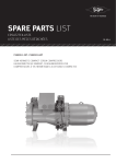 OPERATING INSTRUCTIONS SPARE PARTS LIST