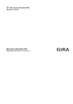 Gira nurse call system Plus Operating instructions for end users Gira