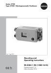 Mounting and Operating Instructions EB 8384-1