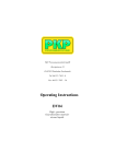 Operating Instructions DV04 - PKP Prozessmesstechnik GmbH