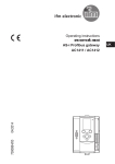 Operating instructions AS-i Profibus gateway AC1411 / AC1412