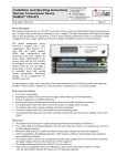 Installation and Operating Instructions Remote