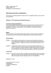 Operating Instructions (Addendum)