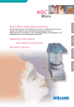 AGC&reg; Micro Gebrauchsanweisung Instructions d