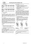 GB Operating Instructions Hanging scale