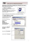 Operating instructions interface for CTS-32 C (V1.0.0.1) - tuning