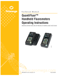 QuantiFluor Handheld Fluorometers Operating Instructions, TM338