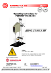 Operating Instructions for POLYMIX&reg; PX-SR 50 E