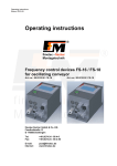 Operating instructions - Fimotec