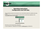 Operating instructions Configuration tool CAD data