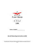 Aircraft Operating Instructions (AOI)