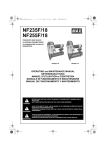 MAX NF255F/18 Use and Care Manual