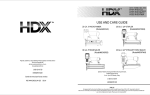 HDX HDX4PFNK Use and Care Manual