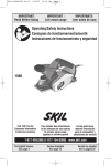 Skil 1560-01 Use and Care Manual