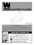 WEN 6530 Use and Care Manual