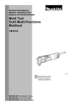 Makita TM3010CX1 Use and Care Manual