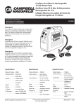 Campbell Hausfeld CC2300 Instructions / Assembly