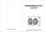 HDX FW23-A1 Use and Care Manual