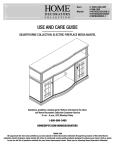 Home Decorators Collection MTVSC2513SCH Instructions / Assembly