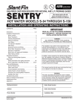 Sentry S-120-EDP Installation Guide