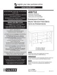 SAUDER 409732 Instructions / Assembly