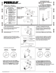 Peerless P299621LF Installation Guide