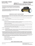 American Standard 9075.120 Installation Guide