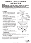 AireRyder LK51218WP Instructions / Assembly