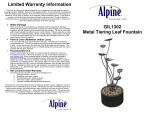 Alpine GIL1302 Instructions / Assembly