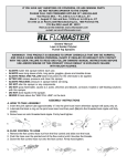 RL Flo-Master 2201HD Use and Care Manual