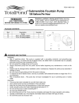 Total Pond MD11130 Installation Guide