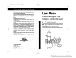 Lawn Genie L7010 Installation Guide
