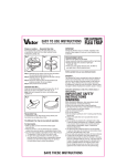 Victor M230 Instructions / Assembly